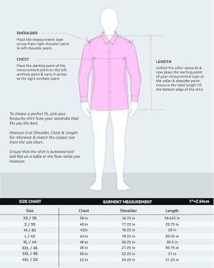 Men’s Solid Cotton Formal Shirt | Plain | Full Sleeve – Regular Fit