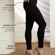 Premium Women’s Skinny 4-Way Stretch Jeans (Mid Rise | Ankle Length | Desk-to-Dinner)