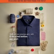 Constant All-Degree Shirt for Men Full Sleeve, Pique Textured, Thermoregulating Cotton Blend Mens Casual, Recycled Fabric Stylish Shirts