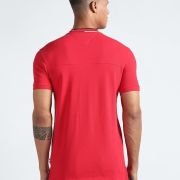 TOMMY HILFIGER Men’s Cotton Graphic Slim Fit Polo