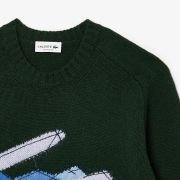 Lacoste Men’s Wool Modern Pullover Sweater