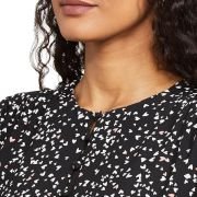 Marks & Spencer Womens Printed Polyester Round Neck Regular Fit Top