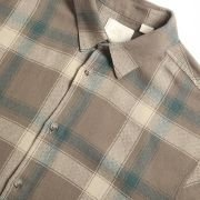 THE BEAR HOUSE Men’s Brown Checked Relaxed Fit Cotton Casual Shirt
