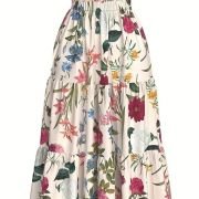 Floral Printed Western Summer Wear | Lightweight Soft Fabric | Casual & Festive Maxi Skirt