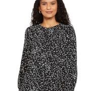 Marks & Spencer Womens Printed Polyester Round Neck Regular Fit Top