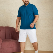 Men’s Cotton Rich Solid Polo Tshirt | Collar Tshirts | Half Sleeves | Plain-Regular Fit (Available in Plus Size and Combo Pack of 2)