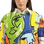 United Colors of Benetton Round Neck Printed Dress