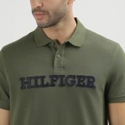 Tommy Hilfiger Men’s Cotton Solid Regular Fit Polo