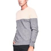 3VERY Men’s Women’s Unisex 100% Cashmere Cozy 2-Tone Round Neck