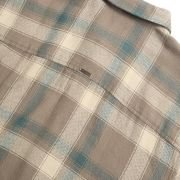 THE BEAR HOUSE Men’s Brown Checked Relaxed Fit Cotton Casual Shirt