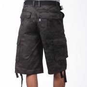 Club Men’s Cotton Twill Cargo Shorts With Belt Camo