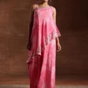 Libas Women’s Silk Blend Regular Co-Ords Set