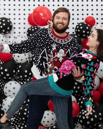 OFF THE RACK Unisex Women’s Men’s Christmas Jumper Funny Ugly Christmas Sweater Jumper for Christmas Knitted Jumper for Christmas Party Sweater