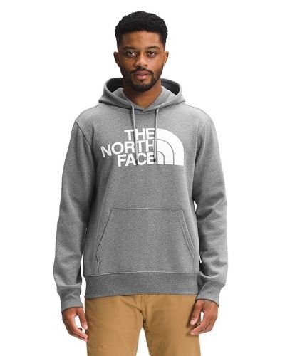 North Face Men’s Half Dome Pullover Hoodie, TNF Medium Grey Heather/TNF White