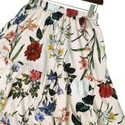 Floral Printed Western Summer Wear | Lightweight Soft Fabric | Casual & Festive Maxi Skirt