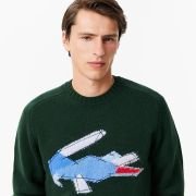 Lacoste Men’s Wool Modern Pullover Sweater