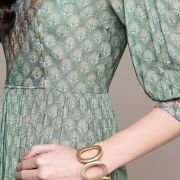 Green Essential-Avani Buti Long Dress
