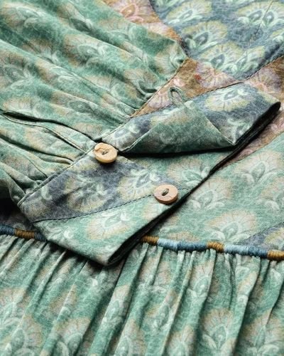 Green Essential-Avani Buti Long Dress