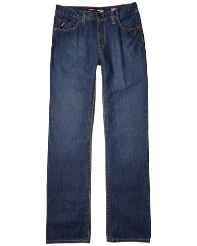 Flame Resistant M4 Low Rise Basic Boot Cut Jean – Men’s Durable Work Jeans Clay