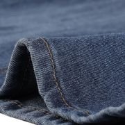 Casual Denim Skirt for Women’s High Waist Split Back Pockets Midi Jean Skirts