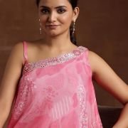 Libas Women’s Silk Blend Regular Co-Ords Set