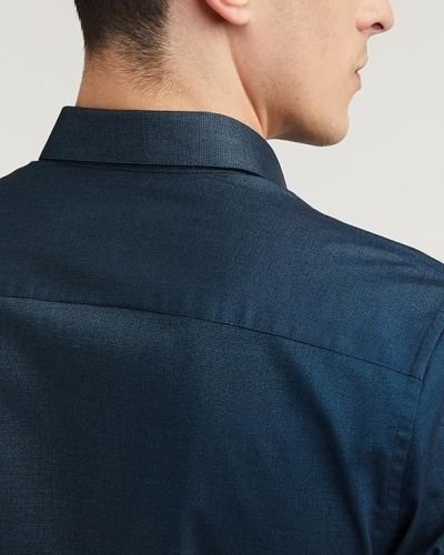Peter England Men’s Everyday Solid Slim Fit Full Sleeve Formal Shirt | Cotton-Rich