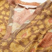 Kumar Yellow Paisley Print Long Dress