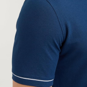 Peter England Men’s Regular Fit Insignia Half Sleeve Polo T-Shirt | Cotton Rich | Premium Pique Weave