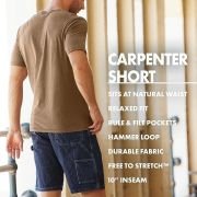 Wrangler Authentics Mens Classic Carpenter Short