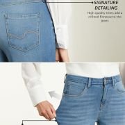 Women’s Skinny 4-Way Stretch Jeans (Mid Rise | Ankle Length | Desk-to-Dinner)